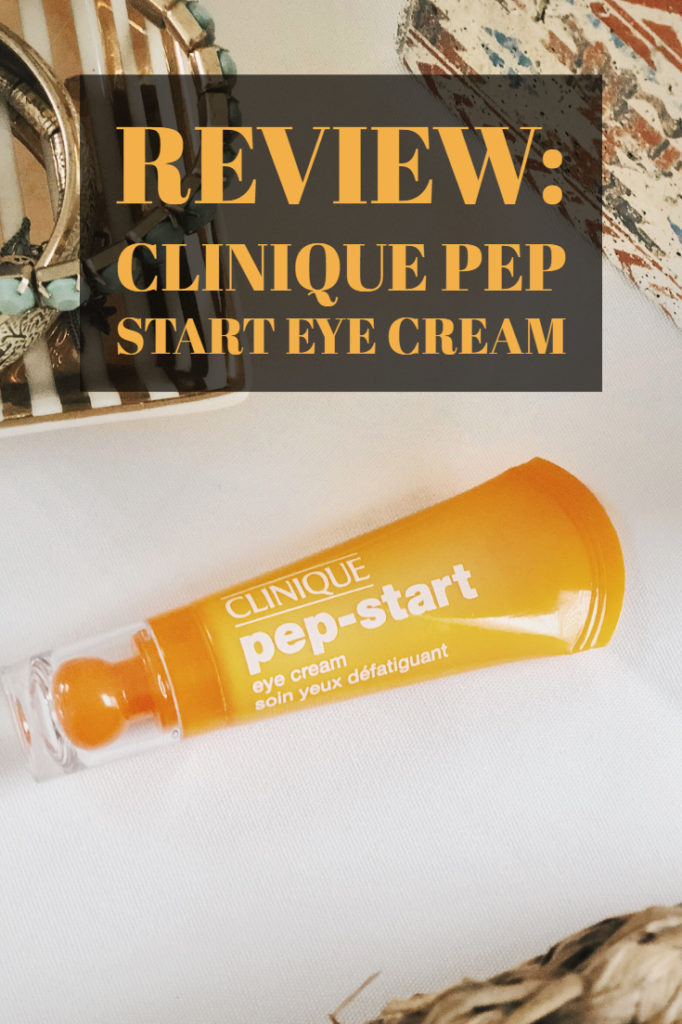 clinique pep start eye cream product review