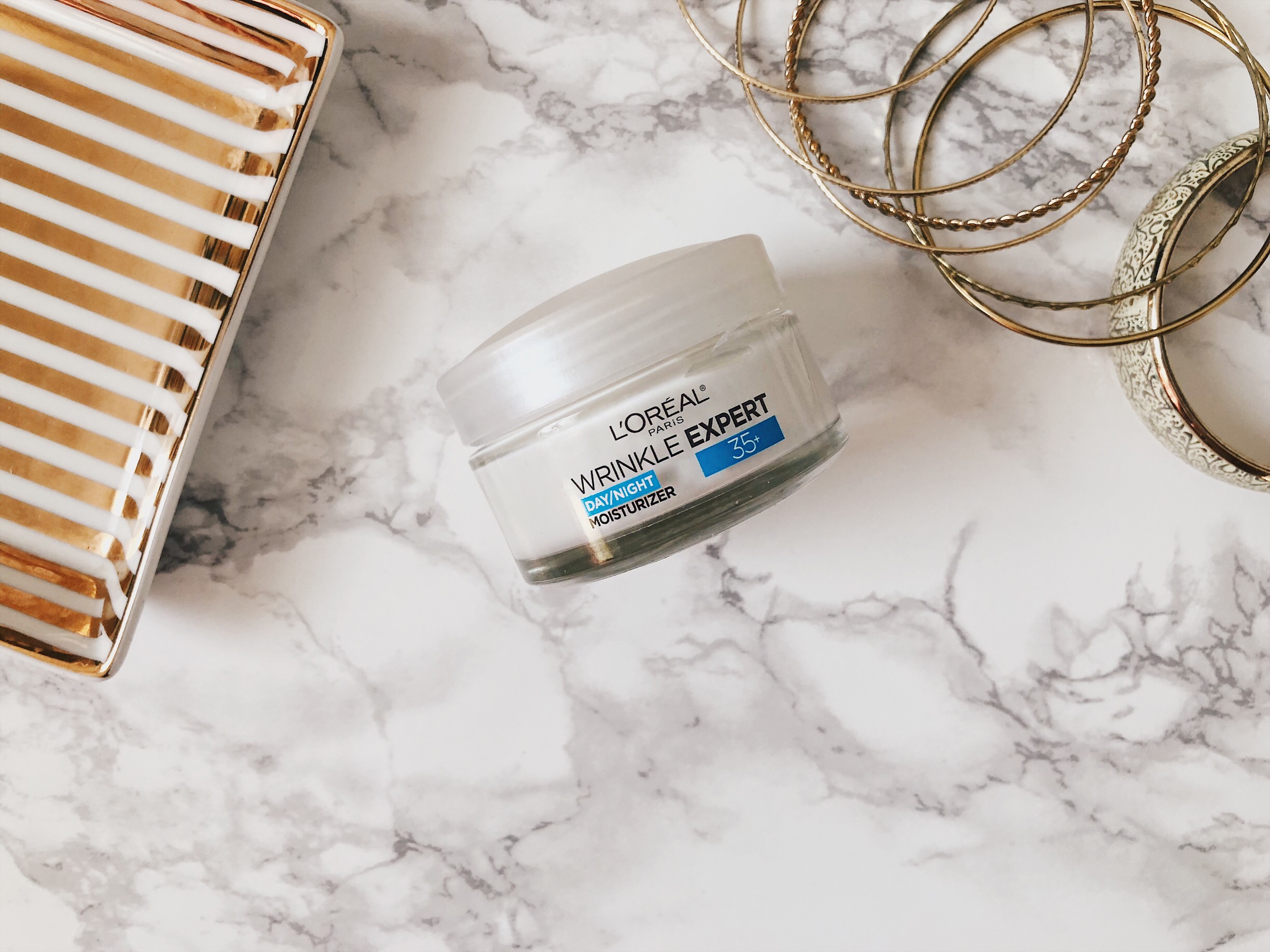 Product Review L'Oreal Wrinkle Expert Moisturizer Oak And James