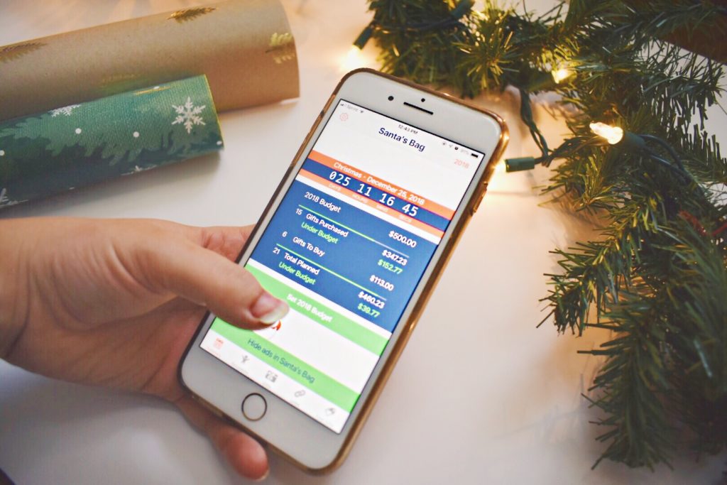 Tips for Christmas shopping Santa bag app review 